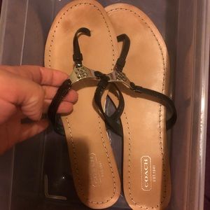 Coach flip flops